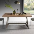 Rozkládací jídelní stůl do 160 cm ve dřevě Made in Italy - Eugenia