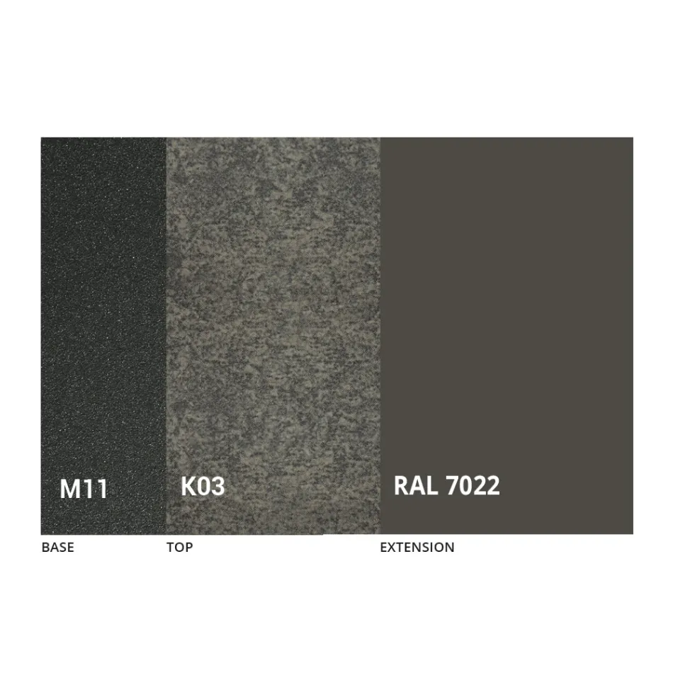 Roztažitelný jídelní stůl až do 170 cm v keramice vyrobené v Itálii - Tremiti Viadurini