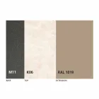 Roztažitelný jídelní stůl až do 170 cm v keramice vyrobené v Itálii - Tremiti Viadurini