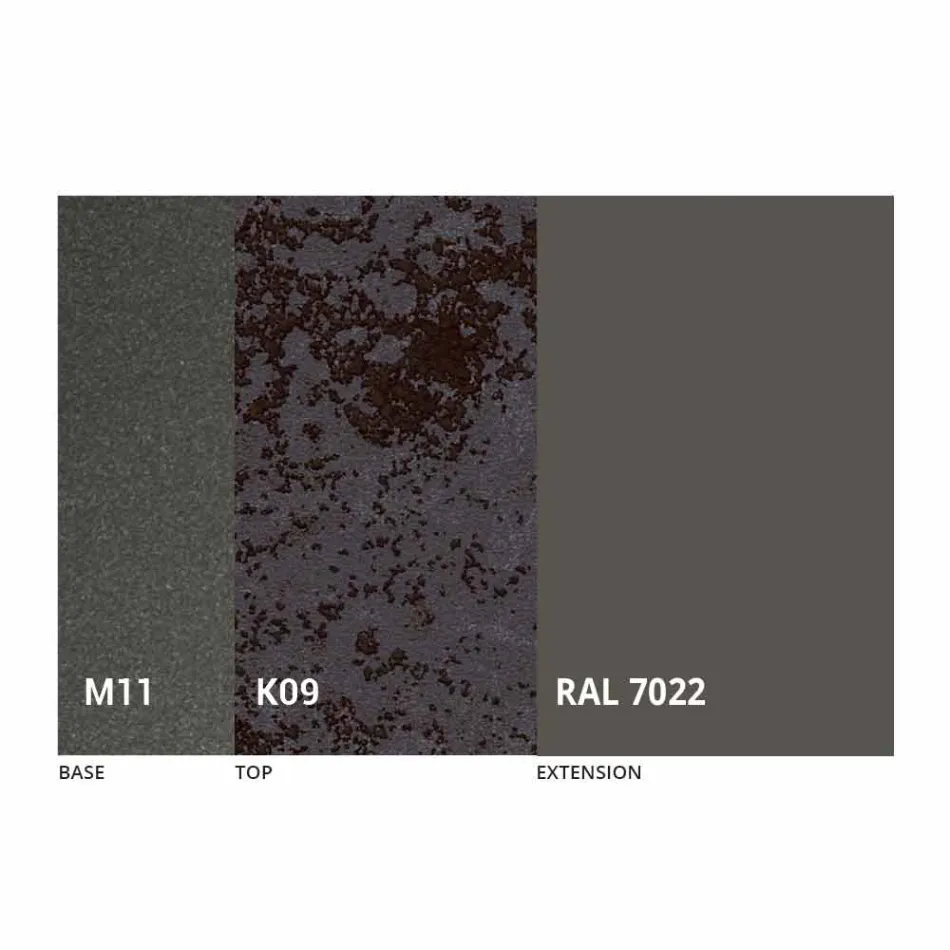 Roztažitelný jídelní stůl až do 170 cm v keramice vyrobené v Itálii - Tremiti Viadurini