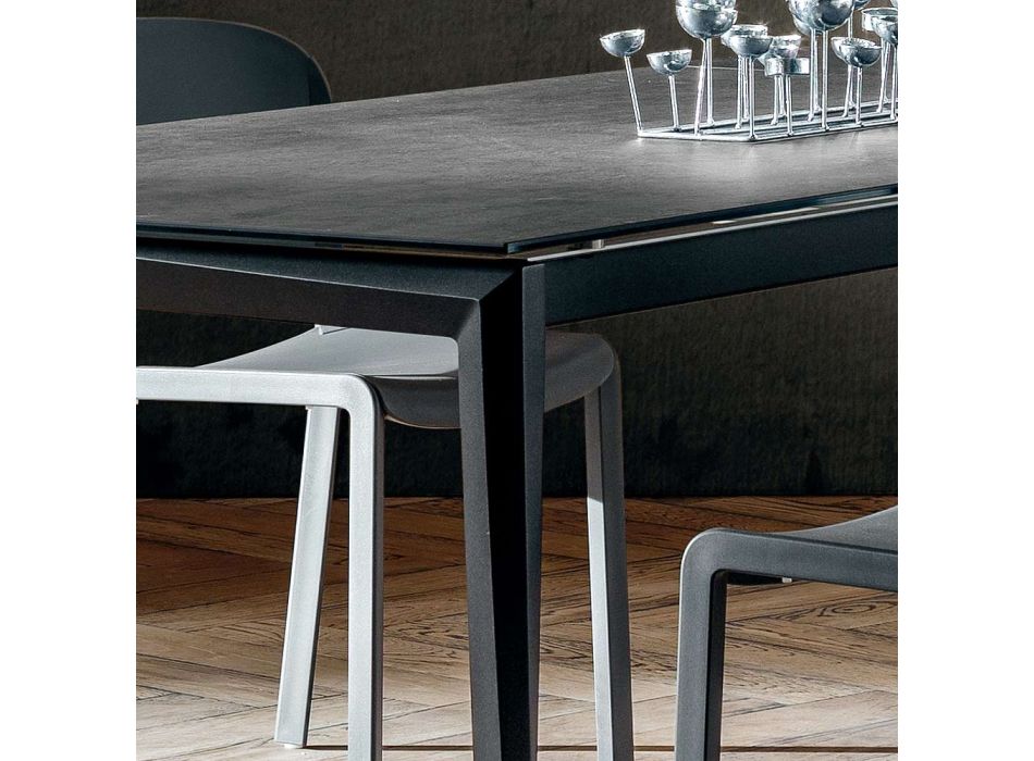 Rozkládací jídelní stůl až na 240 cm z lamina Made in Italy - Fantastické Viadurini
