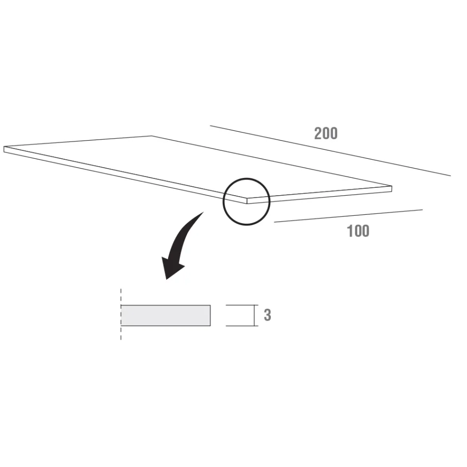 Rozkládací jídelní stůl až na 280 cm ve Fenix Made in Italy - Eolo Viadurini