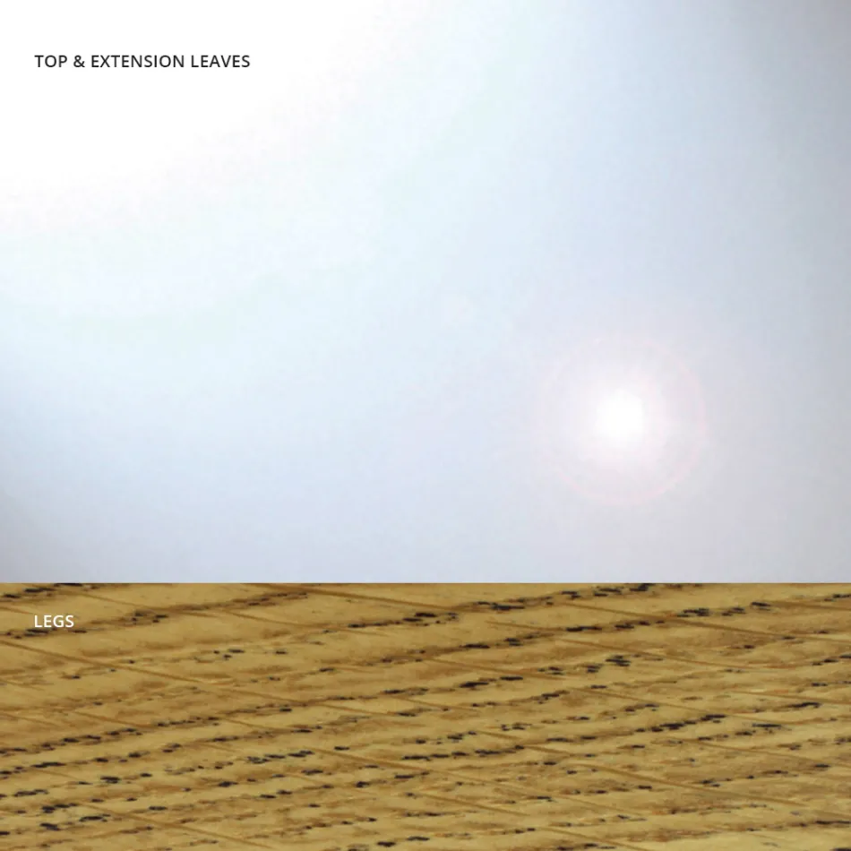 Rozkládací jídelní stůl až 280 cm ze skla Made in Italy - Antimo Viadurini