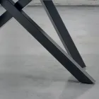 Rozkládací jídelní stůl až do 300 cm z dýhovaného dřeva - Settimmio Viadurini