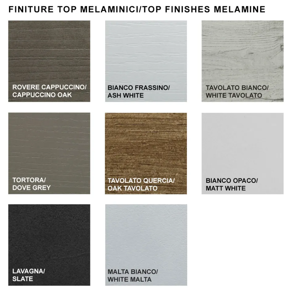 Rozkládací jídelní stůl až do 310 cm z melaminu Made in Italy - 70. léta Viadurini