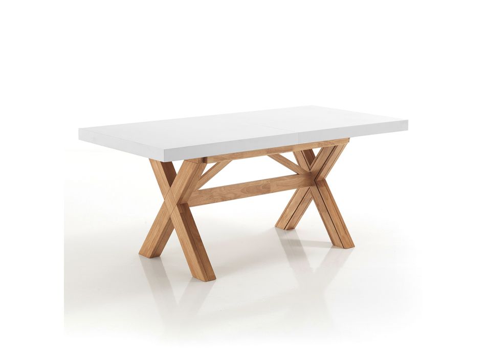 Rozkládací jídelní stůl Až 315 cm z masivního dřeva - Massimo Viadurini