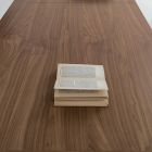 Rozkládací jídelní stůl z dřevěné dýhy Různé povrchové úpravy - Gerry Viadurini