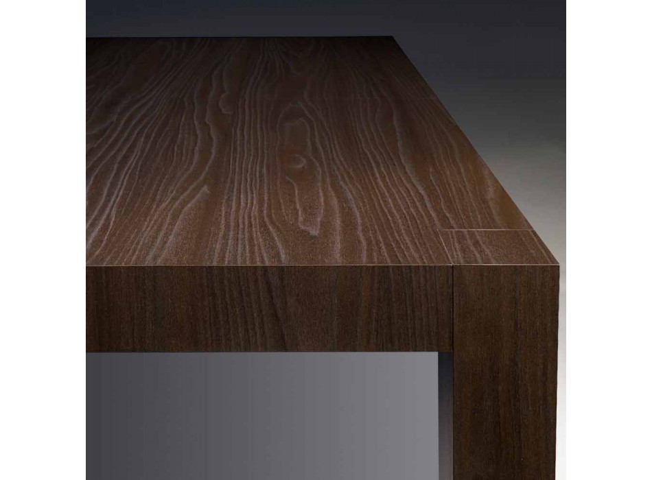 Rozkládací jídelní stůl z melaminového dřeva vyrobeného v Itálii, Oky Viadurini