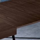 Rozkládací jídelní stůl z melaminového dřeva vyrobeného v Itálii, Oky Viadurini