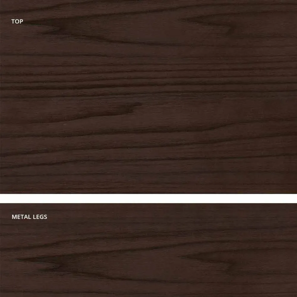 Rozkládací jídelní stůl z melaminového dřeva vyrobeného v Itálii, Oky Viadurini