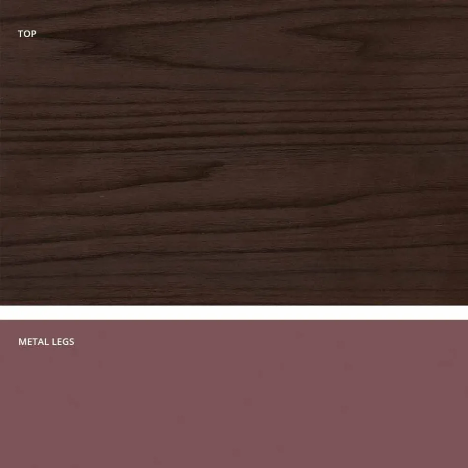 Rozkládací jídelní stůl z melaminu vyrobený v Itálii, Dionigi Viadurini