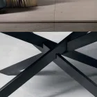 Rozkládací jídelní stůl z dubového dřeva L315cm vyrobený v Itálii Oncino Viadurini