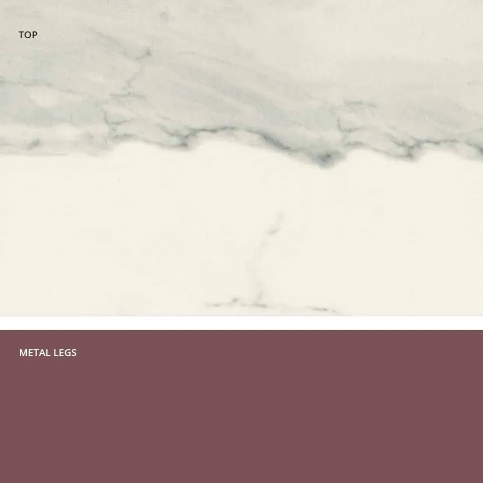 Prodloužený keramický skleněný jídelní stůl vyrobený v Itálii, Wilmer Viadurini