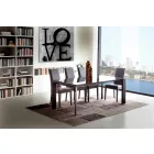 Rozkládací jídelní stůl, tvrzené sklo - Faleria Viadurini