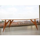 Ručně vyrobený jídelní stůl v provedení Hpl a masivní mahagon vyrobený v Itálii - dub Viadurini