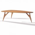 Jídelní stůl, ručně vyrobený, z masivního ořechového dřeva vyrobeného v Itálii - Nocino