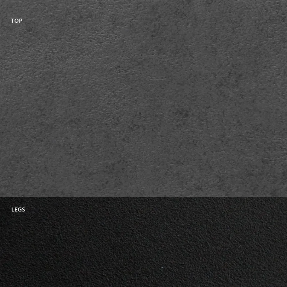 Jídelní stůl se sudovou deskou z HPL laminátu Made in Italy - Grotta Viadurini