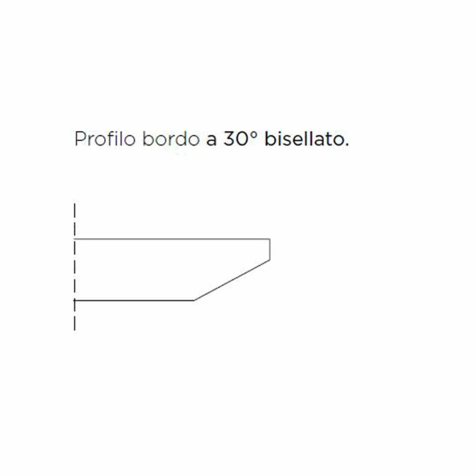 Jídelní stůl s deskou ve tvaru sudu z HPL laminátu Made in Italy - Settimmio Viadurini