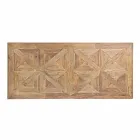 Jídelní stůl Homemotion s deskou a nohama z jilmového dřeva - jilm Viadurini