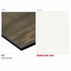 Jídelní stůl s deskou HPL a kovovou základnou vyrobený v Itálii - Aresto Viadurini