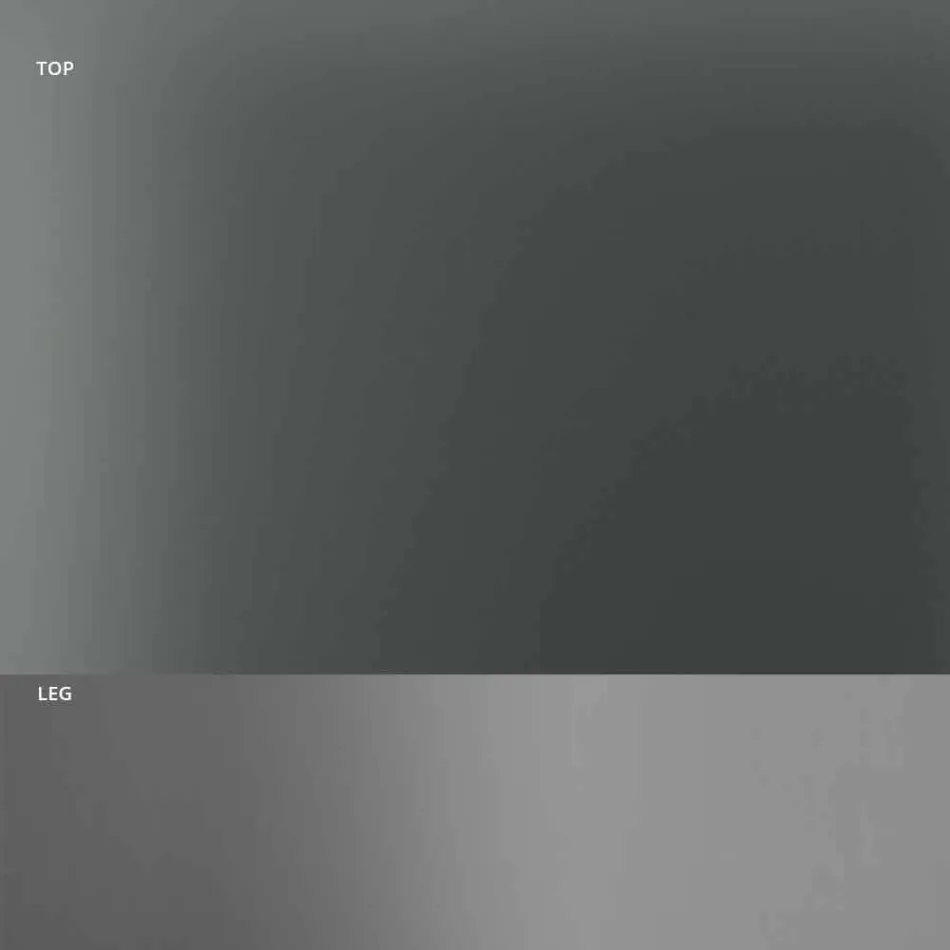 Jídelní stůl s kouřovou skleněnou deskou a kovovou základnou 4 rozměry - Speck Viadurini