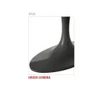 Jídelní stůl s oválnou deskou z překližky Made in Italy - Brontolo Viadurini