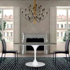 Jídelní stůl s kulatou deskou ve vysoké kvalitě Fenix Made in Italy - dolary Viadurini