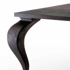 Jídelní stůl luxusní design z masivního dřeva, made in Italy, Thread Viadurini