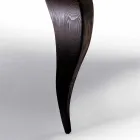 Jídelní stůl luxusní design z masivního dřeva, made in Italy, Thread Viadurini