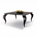 Jídelní stůl luxusní design z masivního dřeva, made in Italy, Thread