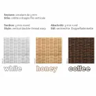 Tabulka projektant stolování polyethylen ručně tkané Chad Viadurini