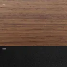 Dýhovaný jídelní stůl s ocelovou základnou Made in Italy - Dalmatin Viadurini