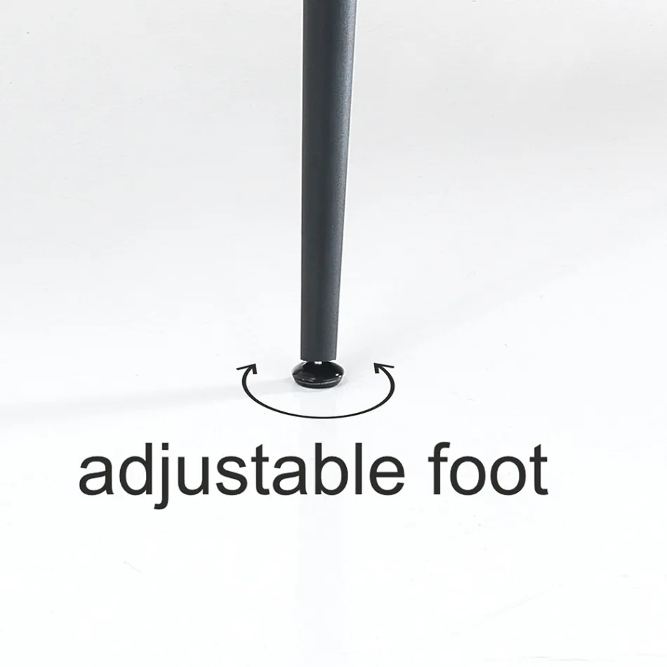 Ocelový jídelní stůl s Mdf deskou v dubovém provedení - Gherardo Viadurini