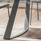 Luxusní Fenix a kovový jídelní stůl vyrobený v Itálii - Pinocchio Viadurini