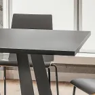 Luxusní Fenix a kovový jídelní stůl vyrobený v Itálii - Pinocchio Viadurini