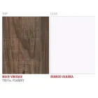 Jídelní stůl Hpl s kovovou základnou Made in Italy, Precious - Carlino Viadurini