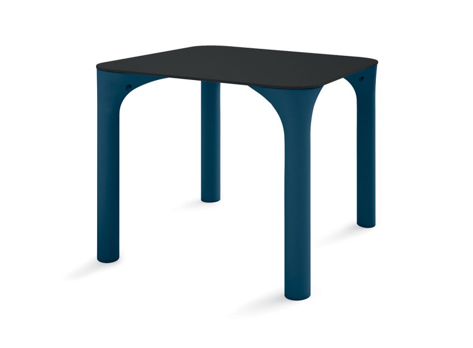 Jídelní stůl Hpl s polyetylenovými nohami Made in Italy - Glen Viadurini