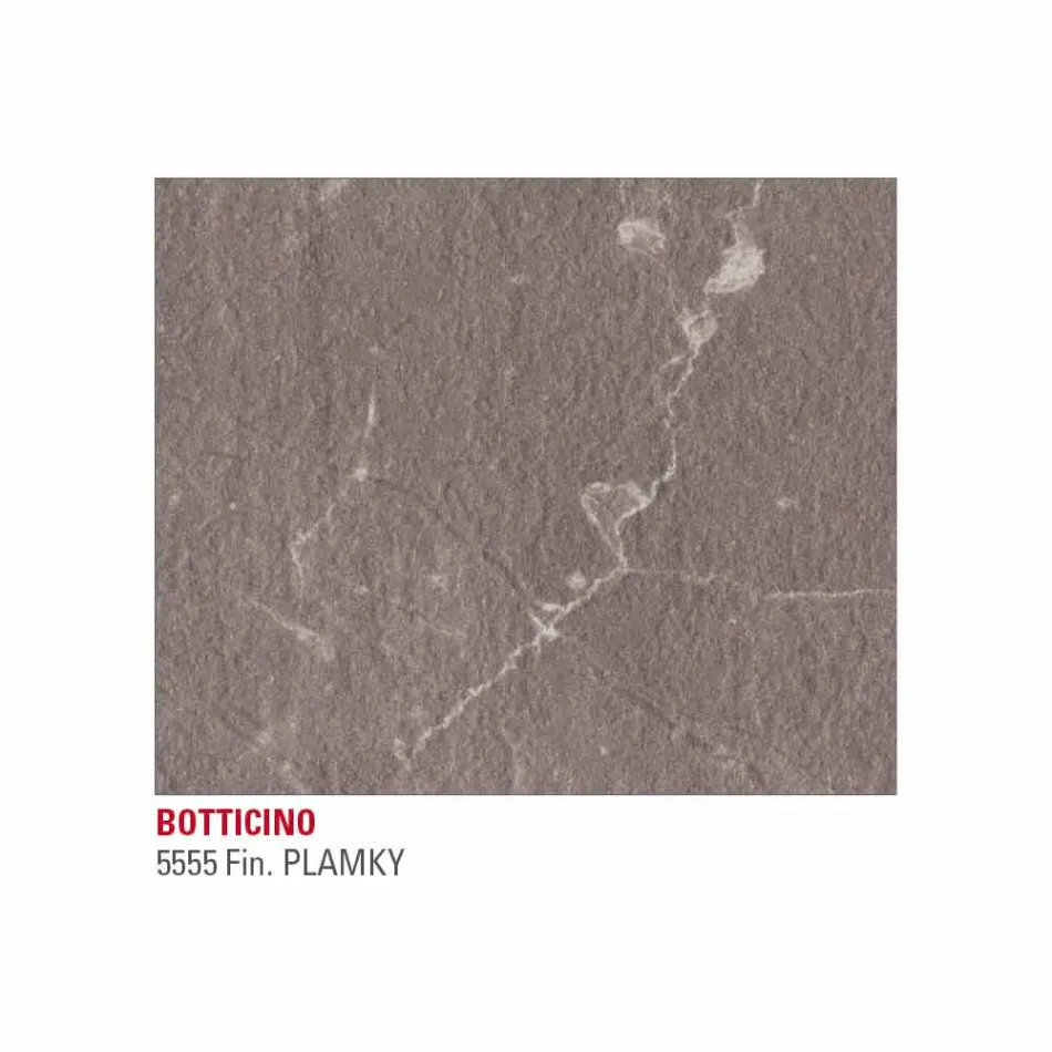 Jídelní stůl v Hpl mramorovém efektu a lakovaném kovu Made in Italy - Jupiter Viadurini