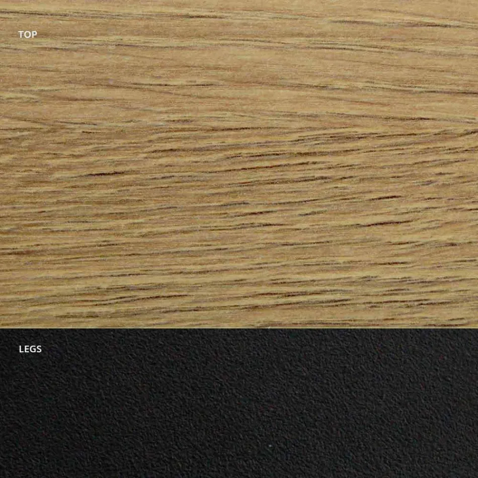 Jídelní stůl z HPL laminátu a vysoké kvality Made in Italy Steel - Dalmatian Viadurini