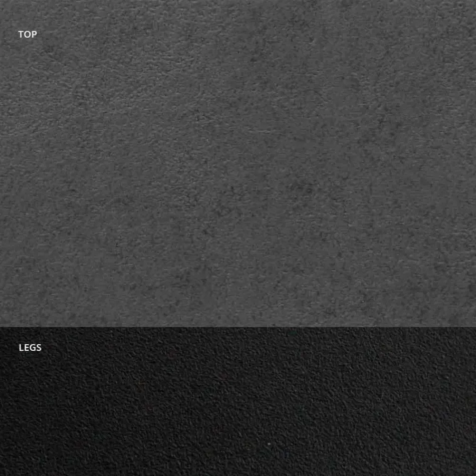 Jídelní stůl z HPL laminátu a vysoké kvality Made in Italy Steel - Dalmatian Viadurini