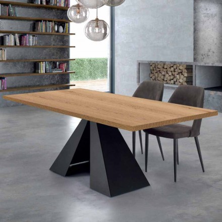 Jídelní stůl z HPL laminátu a vysoké kvality Made in Italy Steel - Dalmatian Viadurini