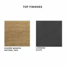 Jídelní stůl z HPL laminátu a jemné oceli Made in Italy - Settimmio Viadurini