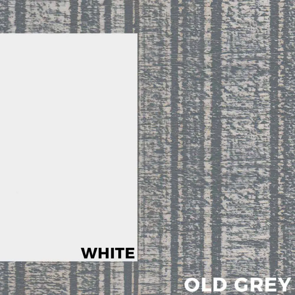 Moderní design venkovní dřevěný a hliníkový jídelní stůl - gangy Viadurini