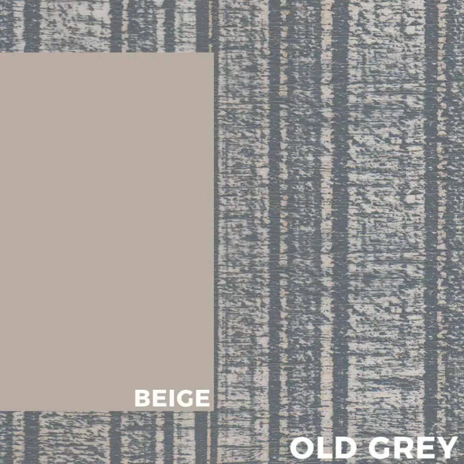 Moderní design venkovní dřevěný a hliníkový jídelní stůl - gangy Viadurini