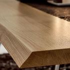 Jídelní stůl ze dřeva a hliníku Made in Italy, Precious - Lingotto Viadurini