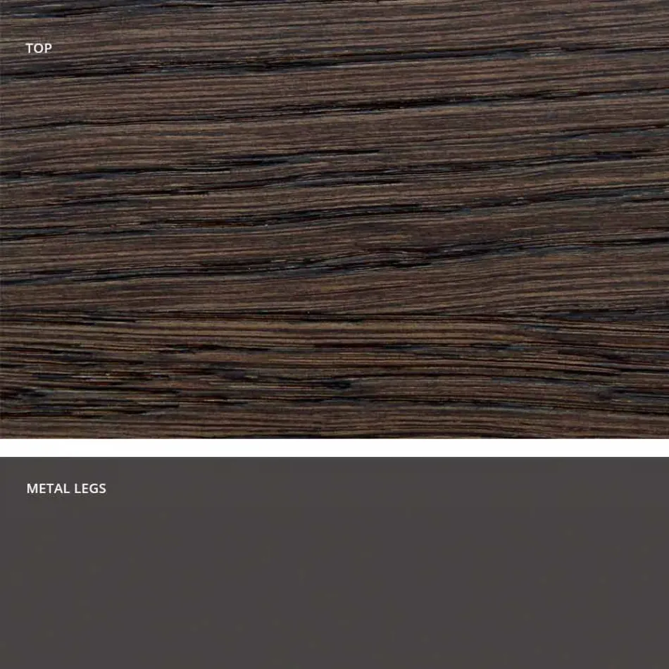 Jídelní stůl v moderním masivu vyrobeného v Itálii, Mitia Viadurini