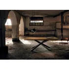 Moderní jídelní stůl z masivního dřeva vyrobený v Itálii Oncino Viadurini