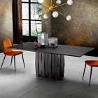 Mdf design dřevěný jídelní stůl vyrobený v Itálii, Egisto Viadurini