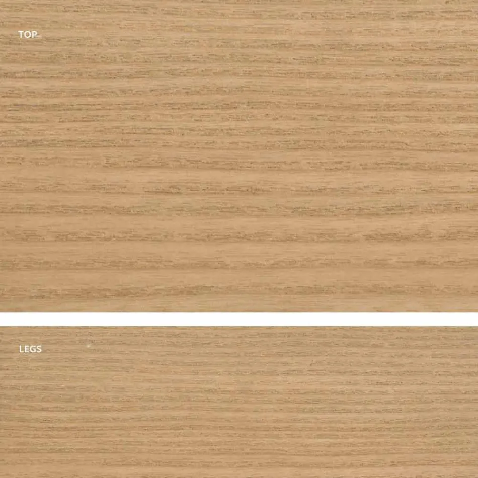 Mdf design dřevěný jídelní stůl vyrobený v Itálii, Egisto Viadurini