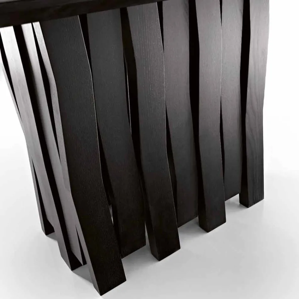 Mdf design dřevěný jídelní stůl vyrobený v Itálii, Egisto Viadurini